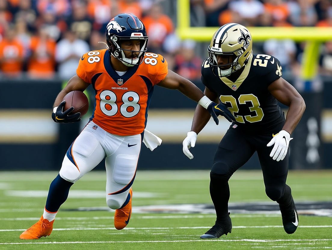 Denver Broncos vs New Orleans Saints Match Player Stats